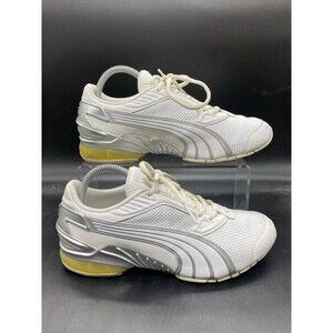 Puma Cell Womens Size 8.5 White Athletic Running Sneaker Shoe 182708-02